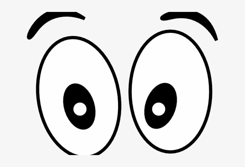 Eyes Cartoon - Make A Poster On Follow Traffic Rules, transparent png