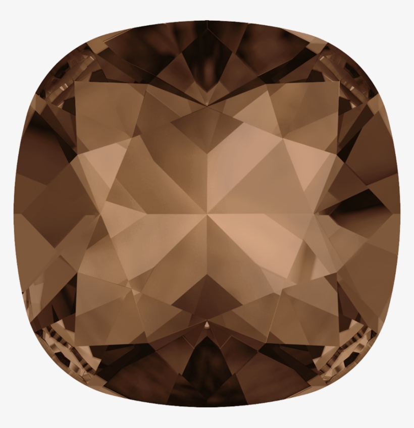 4470 Mm 12 Smoked Topaz F - Swarovski Cushion Square Fancy Stone, transparent png