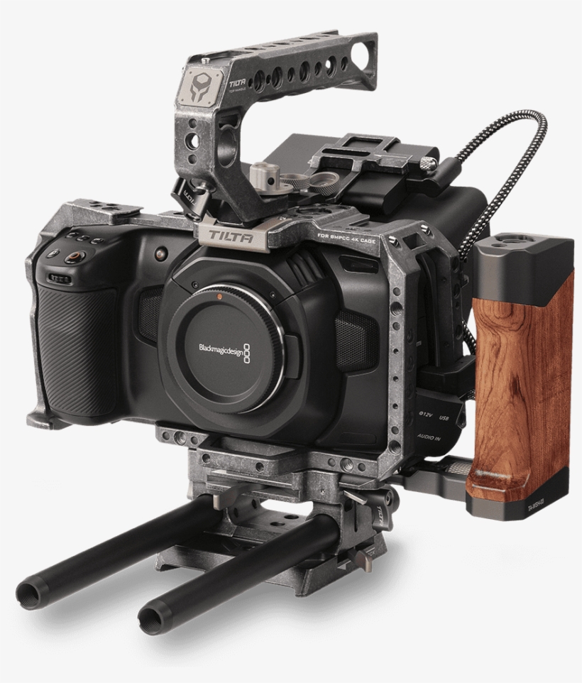 Camera Cage For Bmpcc 4k - Film Camera, transparent png