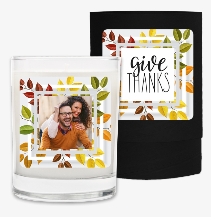 Holiday Candle - Give Thanks - Love, transparent png