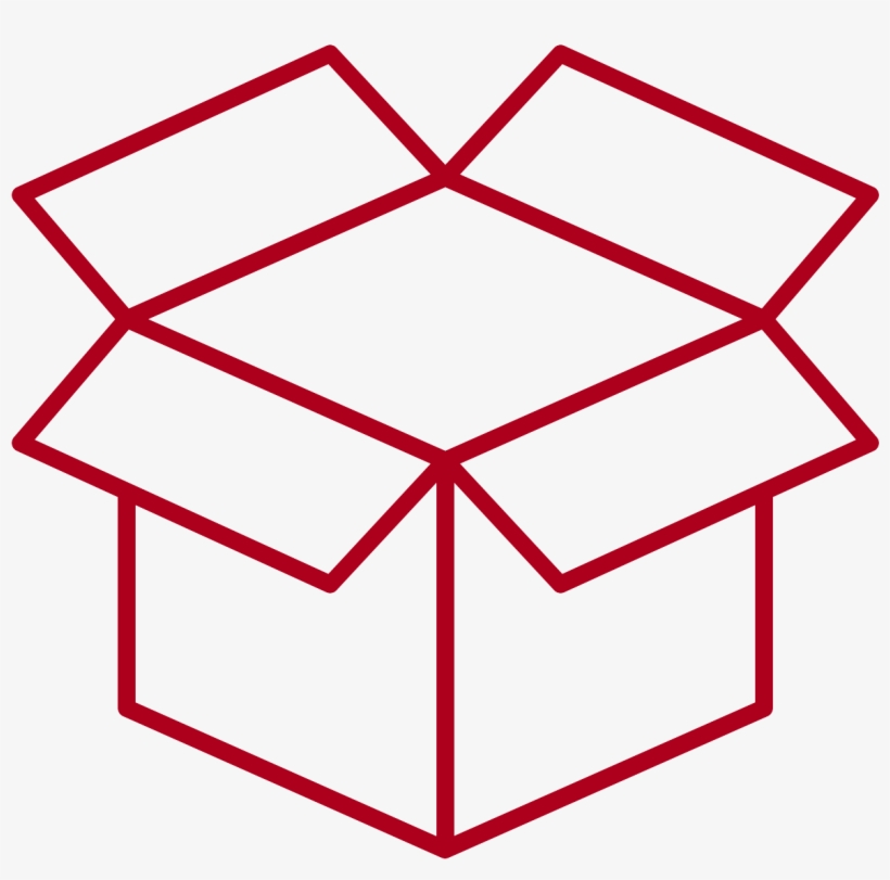 Boxes And Packing Supplies - Ui Cardboard Box Icon, transparent png