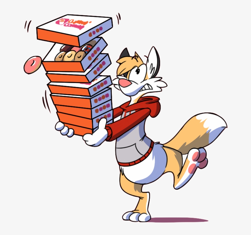 Donut Day - Cartoon, transparent png