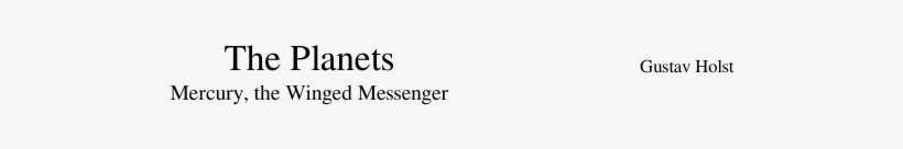 The Planets, Op - Take A Hint Piano Sheet Music, transparent png