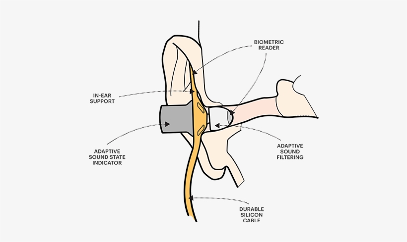 Ar Hexa Smart Hearing - Diagram, transparent png