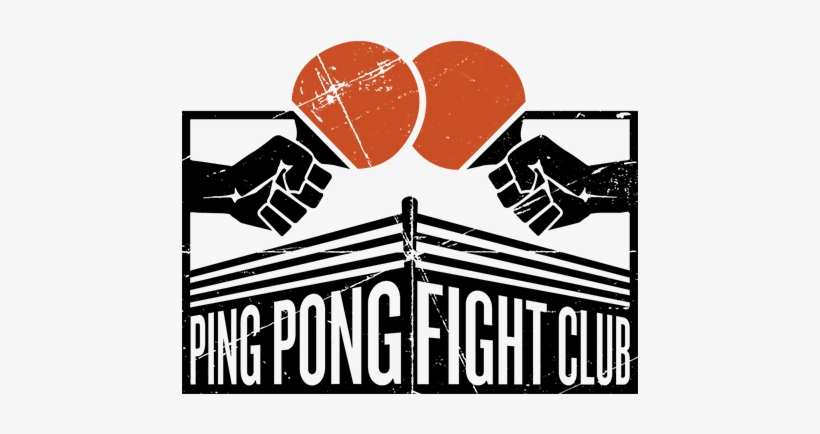Ping Pong Fight Club T Shirt, transparent png