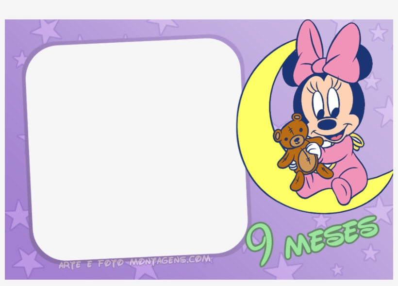 Minnie-09meses - Minnie Baby, transparent png