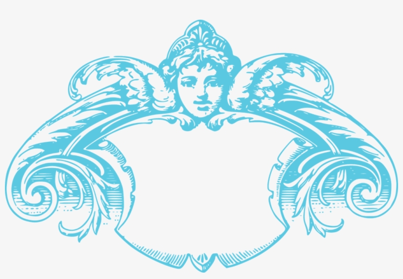 Vintage Borders, Borders, Frames, Ornaments, Free, - Vintage Border Blue Png, transparent png