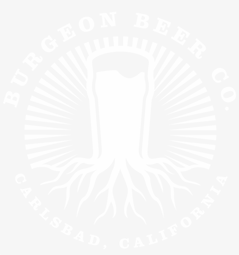 Burgeon Beer Company - Johns Hopkins Logo White, transparent png