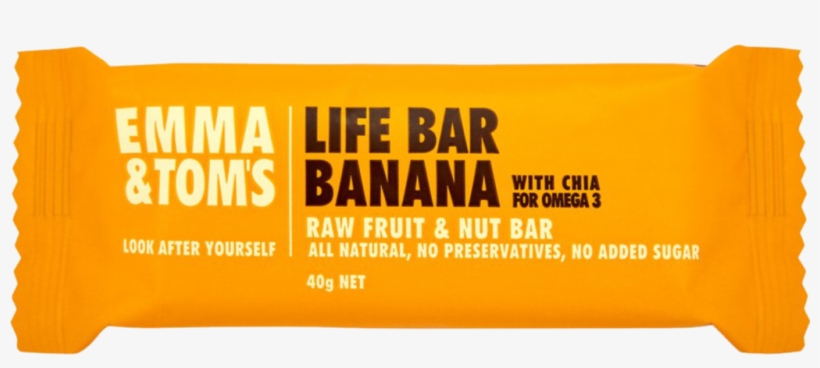 Emma & Tom's Life Bar Banana - Printing, transparent png