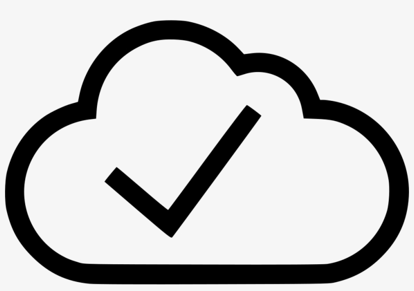 Cloud Good Check Mark Comments, transparent png