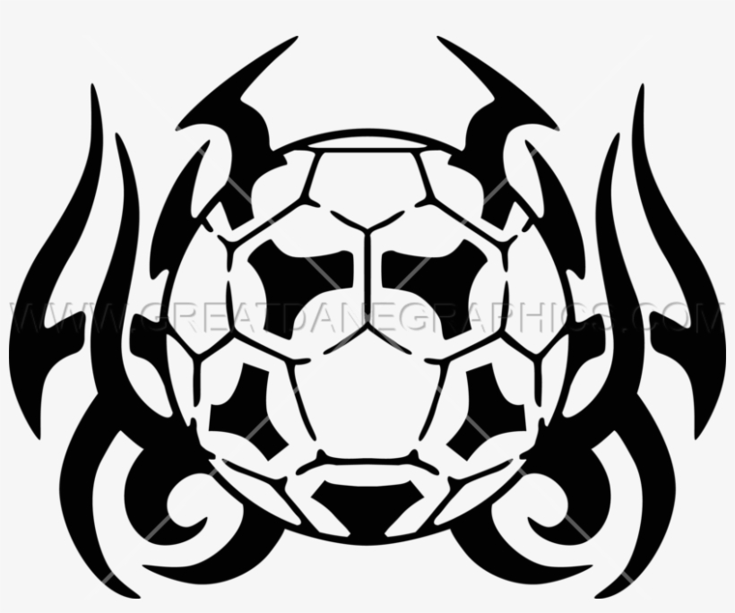 Tribal Soccer Ball - Soccer Ball Tribal, transparent png