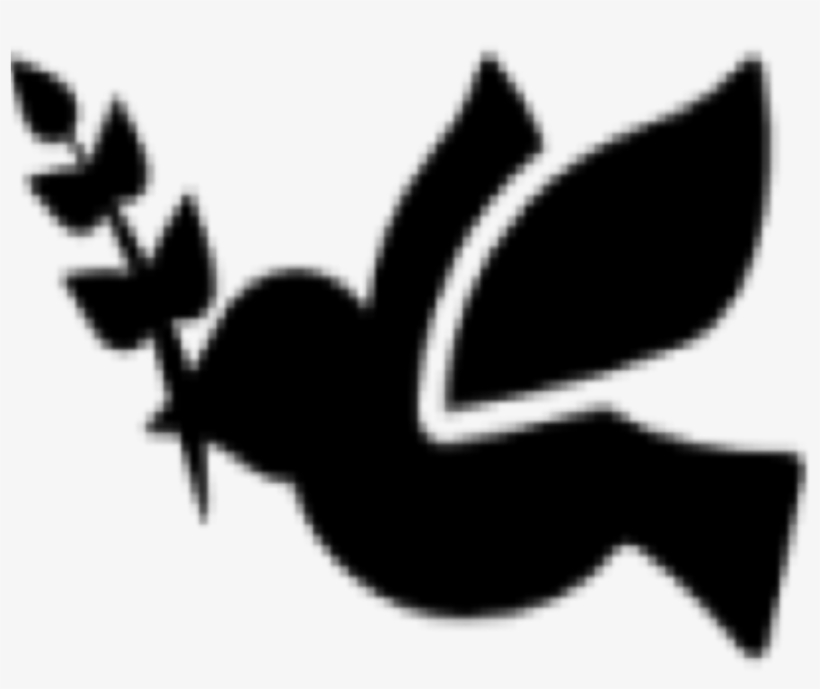Silhouette Shadow Black Ftestickers Natnat7w Dove Bird - Peace And Order Logo, transparent png