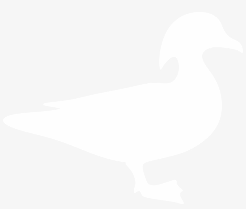 Clipart Black And White Silhouette At Getdrawings Com - Duck Silhouette White, transparent png
