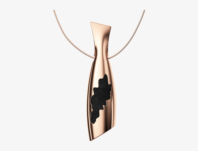 Rose Gold Bottle Pendant - Locket, transparent png