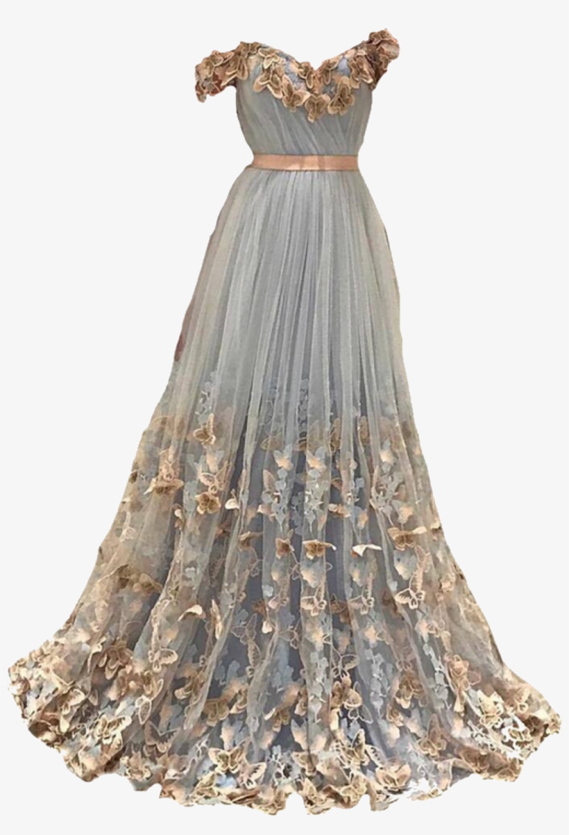 Dress Png, Dress Skirt, Fashion Outfits, Womens Fashion, - Light Blue Prom Dress With Flowers, transparent png
