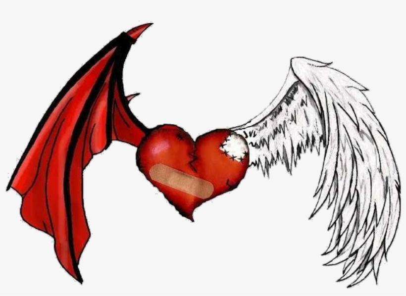 Report Abuse - Broken Heart With Wings, transparent png