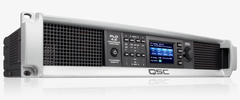 Qsc Power Amplifier 4 Channel, transparent png