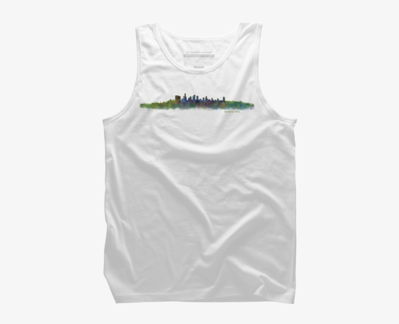 Beverly Hills La Cityscape Black Skyline V2 - Top, transparent png