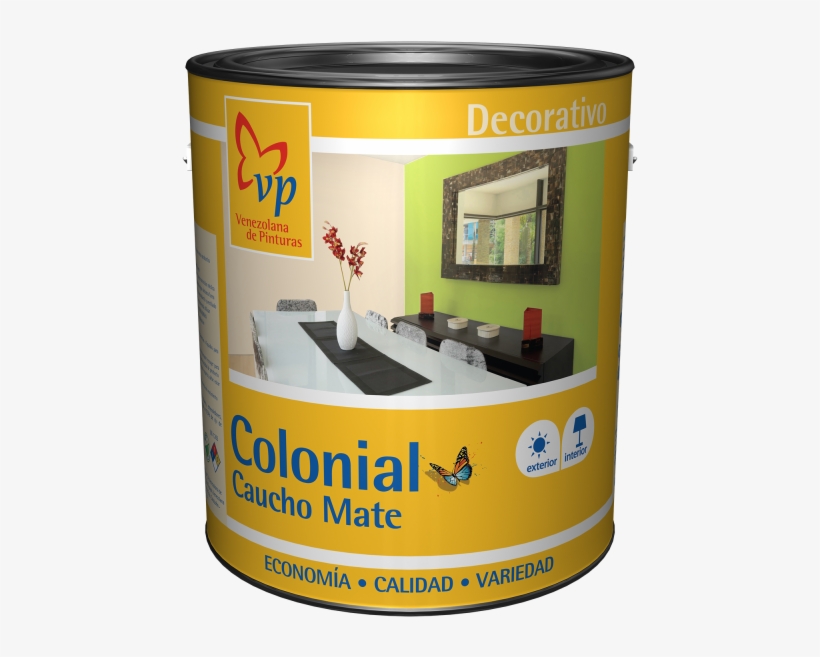 Colonial Caucho Mate Marca Venezolana De Pinturas - Venezolana De Pinturas, transparent png