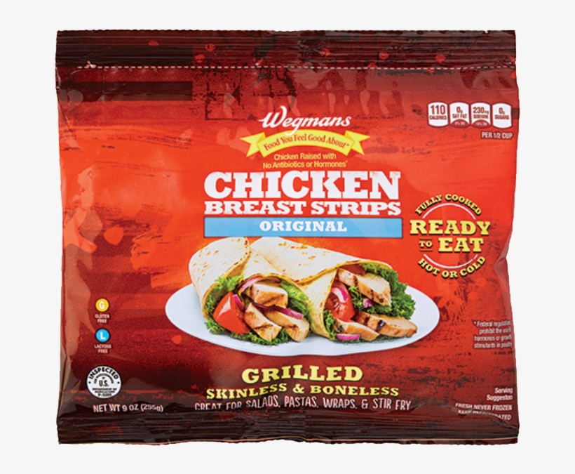 Wegmans Grilled Chicken Breast Strips Original - Bánh, transparent png