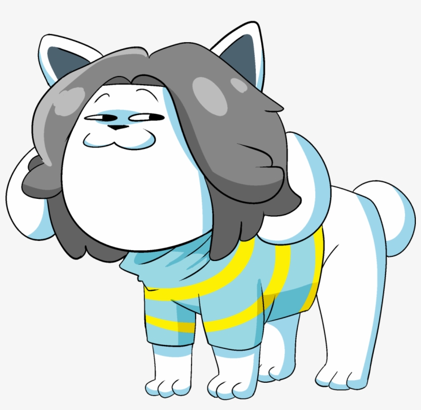 *temmie Knows What You Did - Cartoon, transparent png