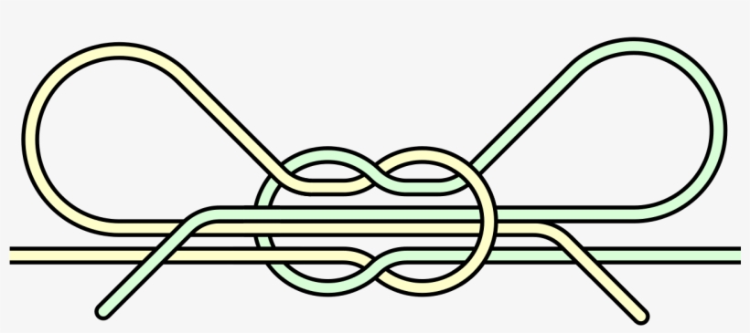 File - Shoelace Knot - Svg - Shoelace Knot, transparent png