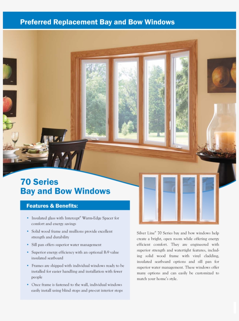 70 Series Bay & Bow Window Image1 - Daylighting, transparent png