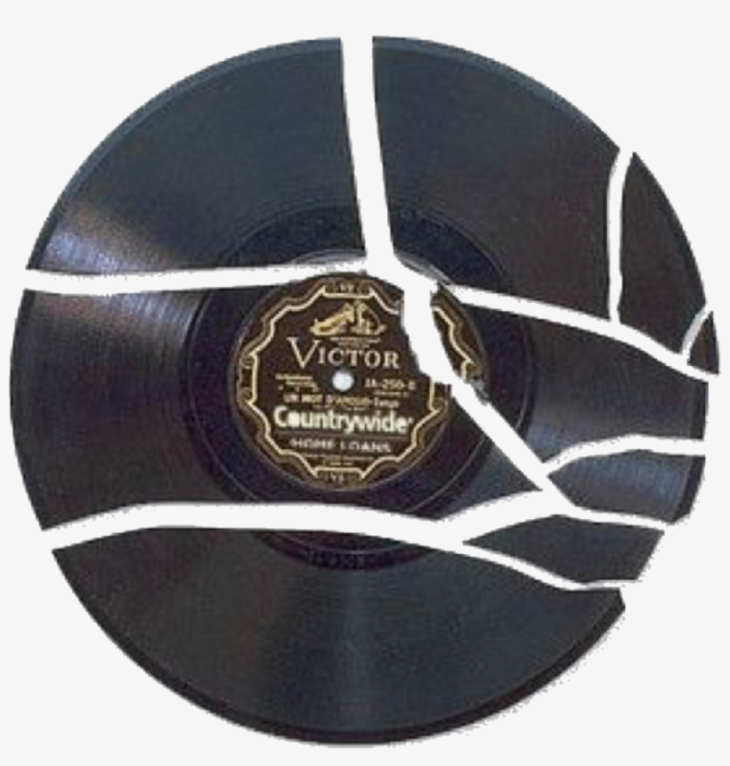 Cracked Broken Record Records Freetoedit - Catcher In The Rye Broken Record, transparent png