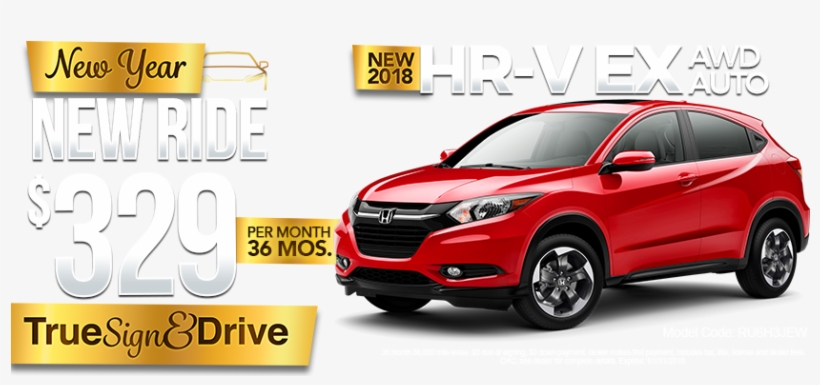 Posted In - 2018 Honda Hr V Ex Black, transparent png