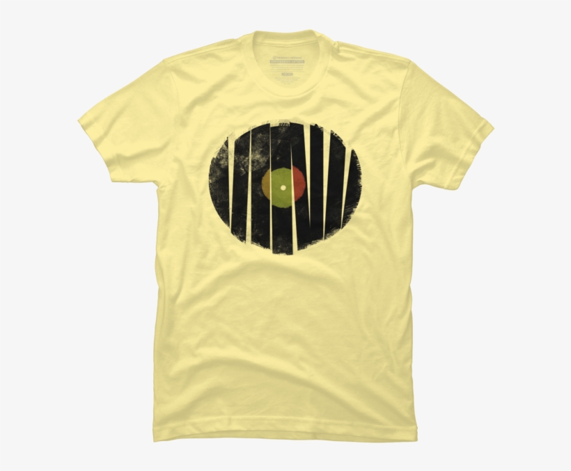 Broken Vinyl Record Retro Music Vintage Grunge - Champions Club T Shirt, transparent png