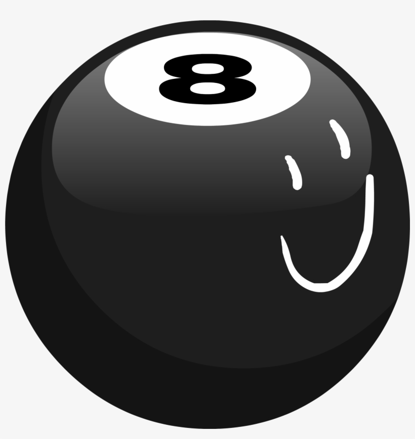 Battle For Dream Island 8 Ball, transparent png