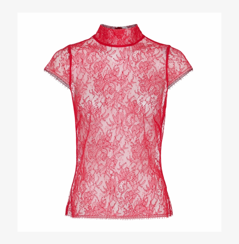 Rød Blonde Med Korte Ærmer - Pattern, transparent png