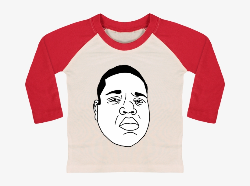 T-shirt Bébé Baseball Manches Longues Notorious Big - T-shirt, transparent png