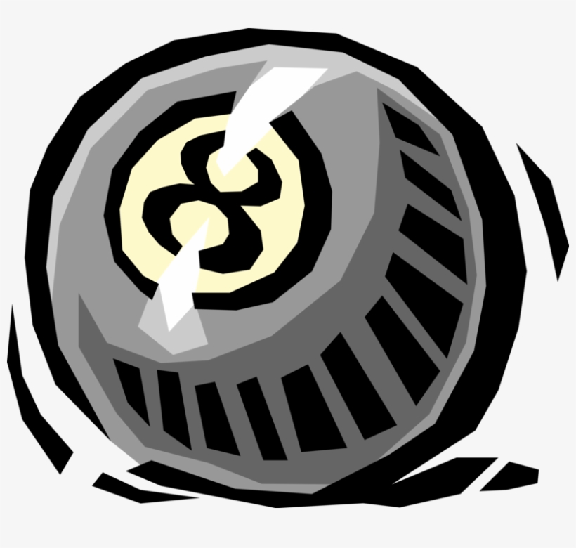 Vector Illustration Of Eight-ball Pool Played On Pocket - Illustration, transparent png