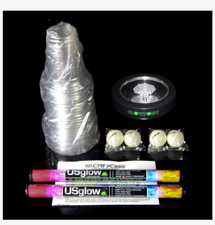 Buy Glowpong Game Set Glowing Beer Pong Party Drinking - Wire, transparent png