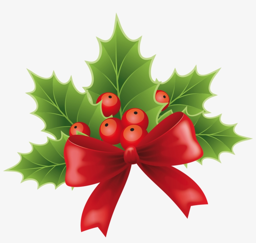 1480 X 1333 10 - Clip Art Christmas Holly, transparent png