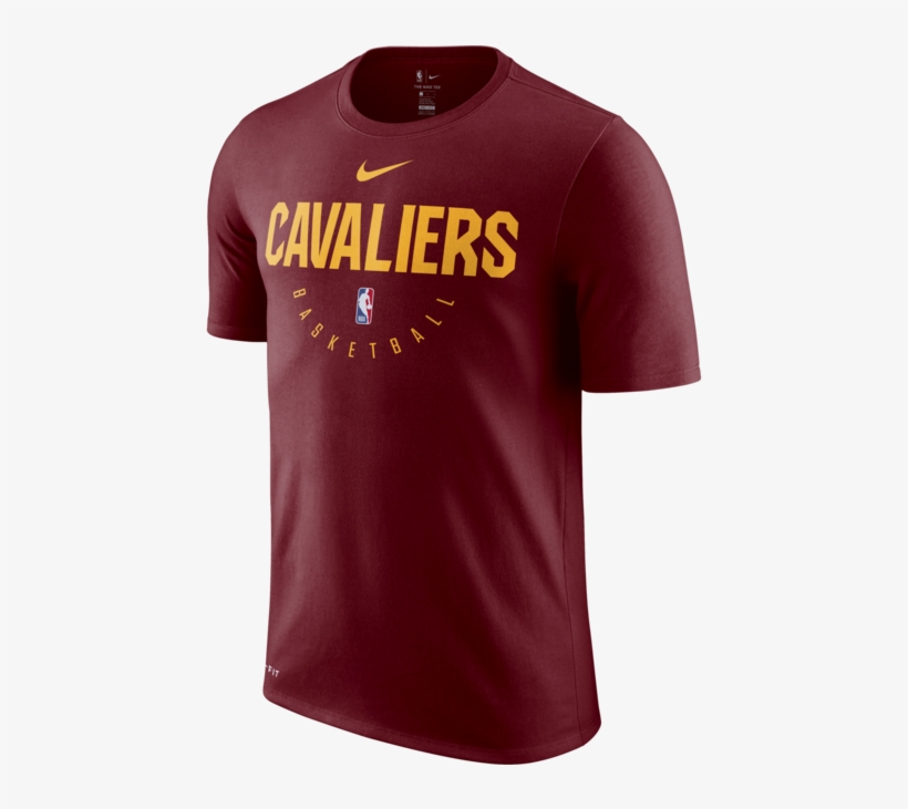 Nike Cleveland Cavaliers Nba Dri-fit Practice Tee - Dri Fit T Shirt Nba Lebron James Lakers, transparent png