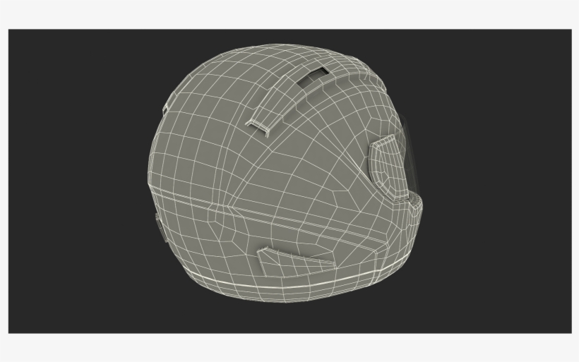 12 Black Full Face Helmet Royalty-free 3d Model - Sphere, transparent png