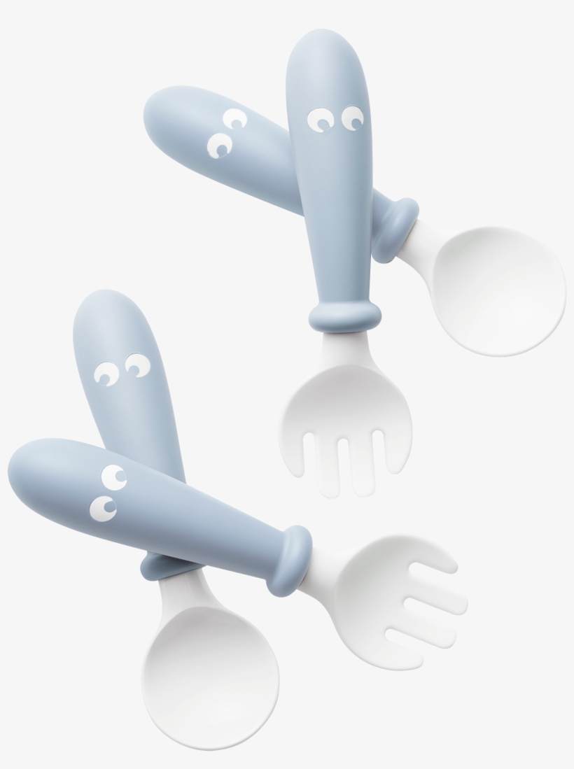 Baby Spoon And Fork, 4 Pcs New - Rocket, transparent png