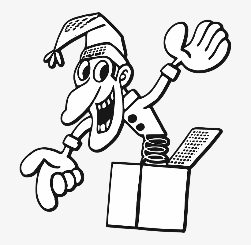 Jack In The Box Drawing, transparent png