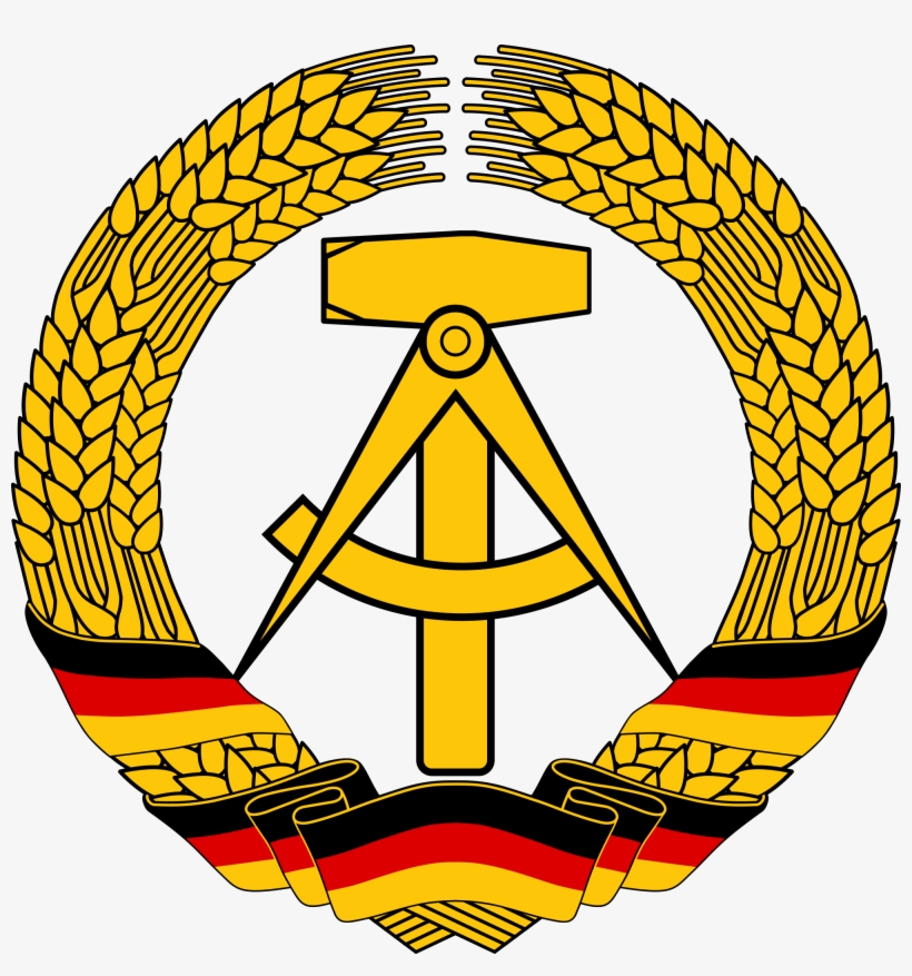 Coat Of Arms Of East Germany Communism, Cold War, - Ddr Coat Of Arms, transparent png