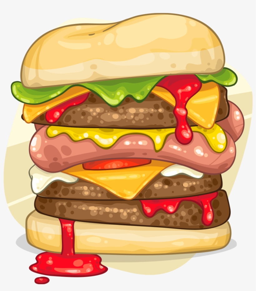 Super Burger - Cheeseburger, transparent png