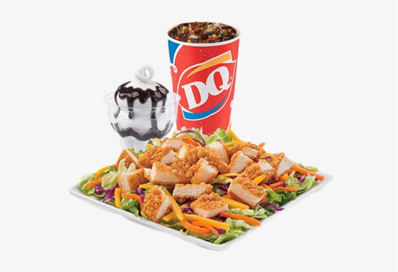 Crispy Chicken Salad Lunch - Dairy Queen Salad, transparent png
