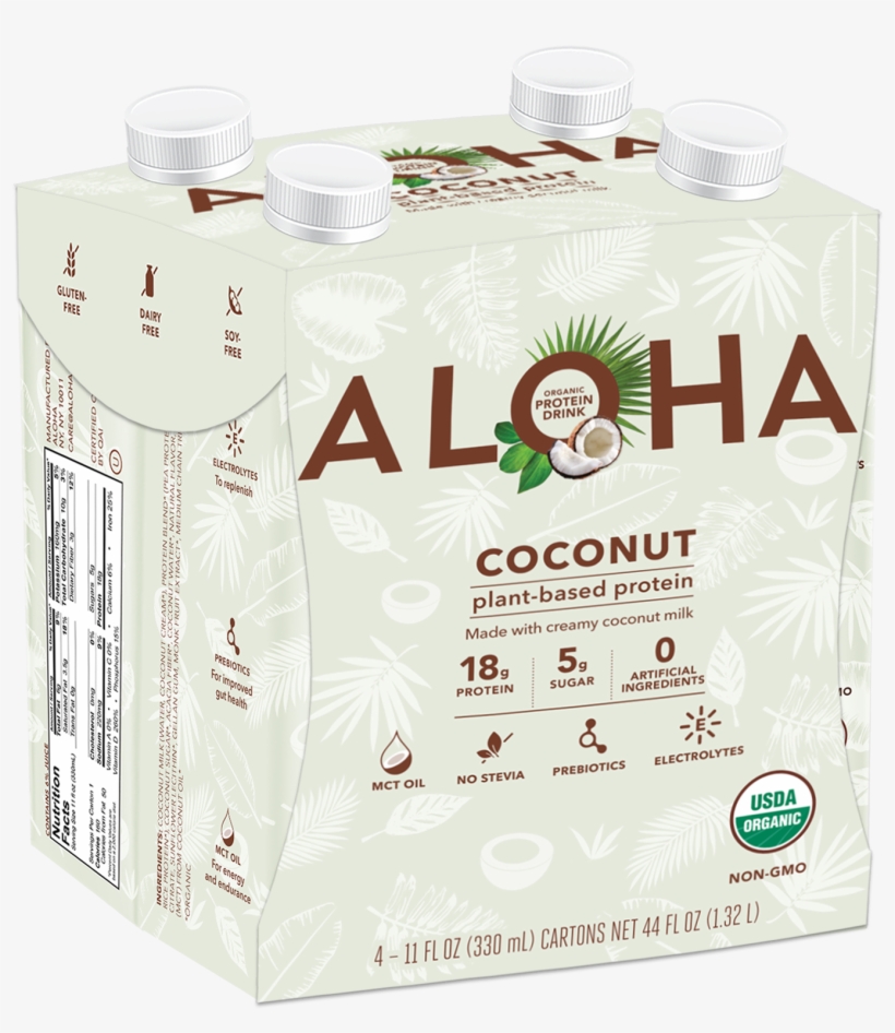 Coconut Organic Protein Drink - Organic Certification, transparent png