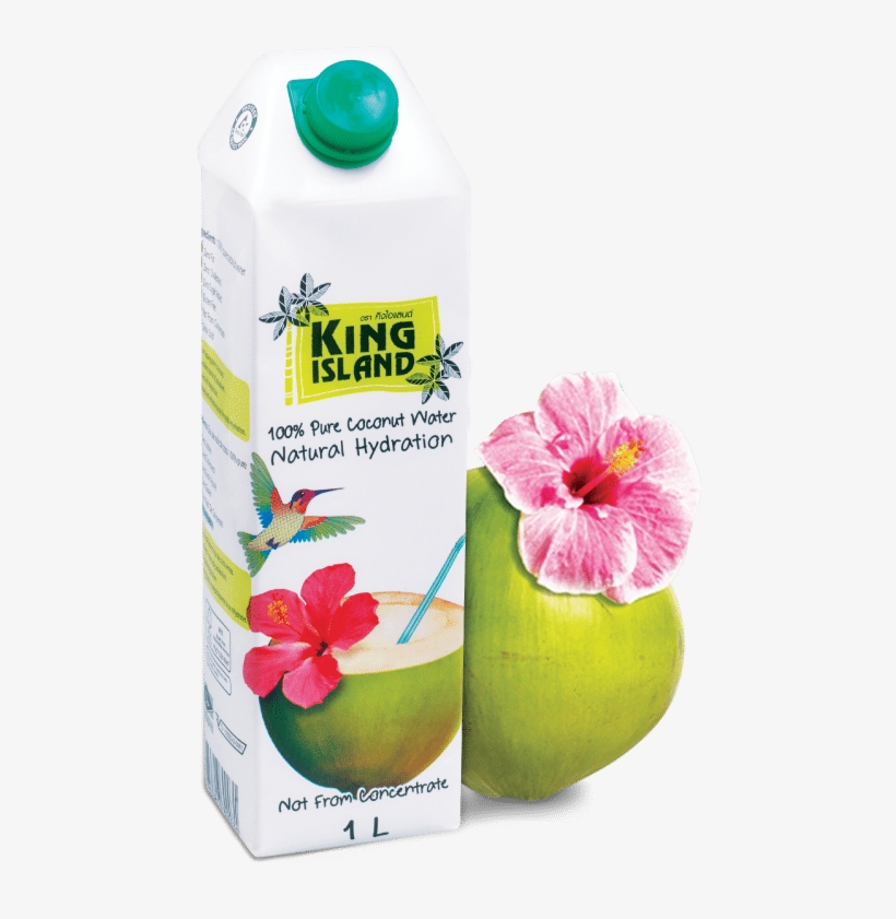 Natural Coconut Water Pure Drink For Life - Malva, transparent png