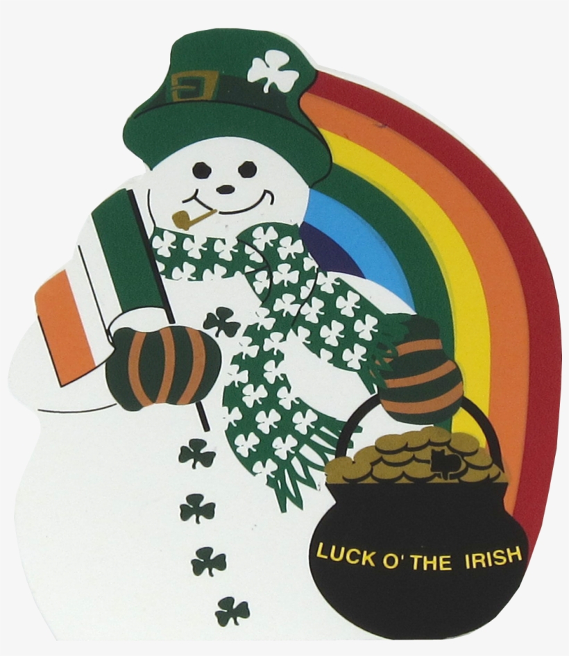 Irish Snowman, transparent png