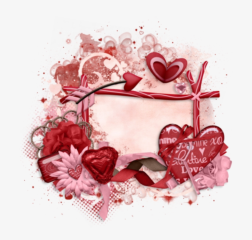 Valentine Cluster Frame 700 X - Heart, transparent png