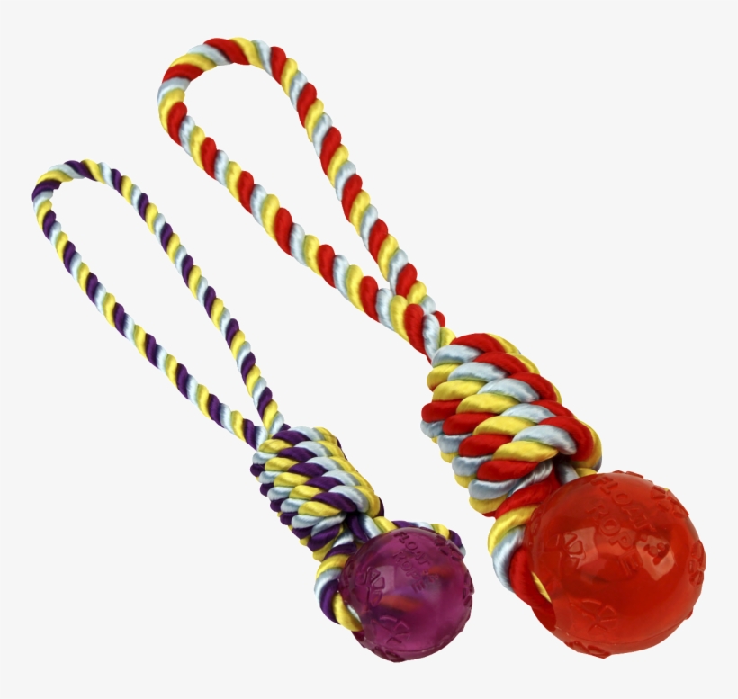 Mammoth Float Twist Rope With Ball Dog Tug Toy - Mammoth Rope Tug Toys, transparent png