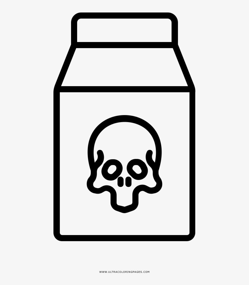 Poison Coloring Page - Desenho De Pocao Para Colorir, transparent png