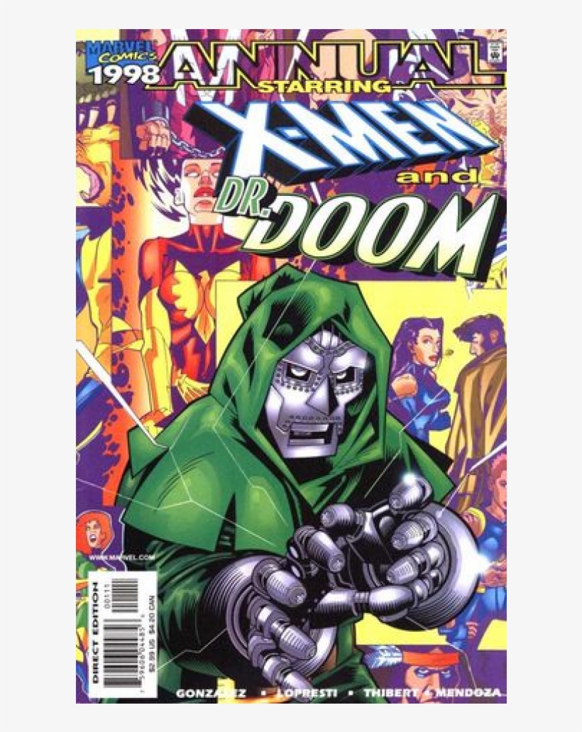 Купете Comics 1998 06 X Men Annual - X-men / Dr. Doom '98, transparent png